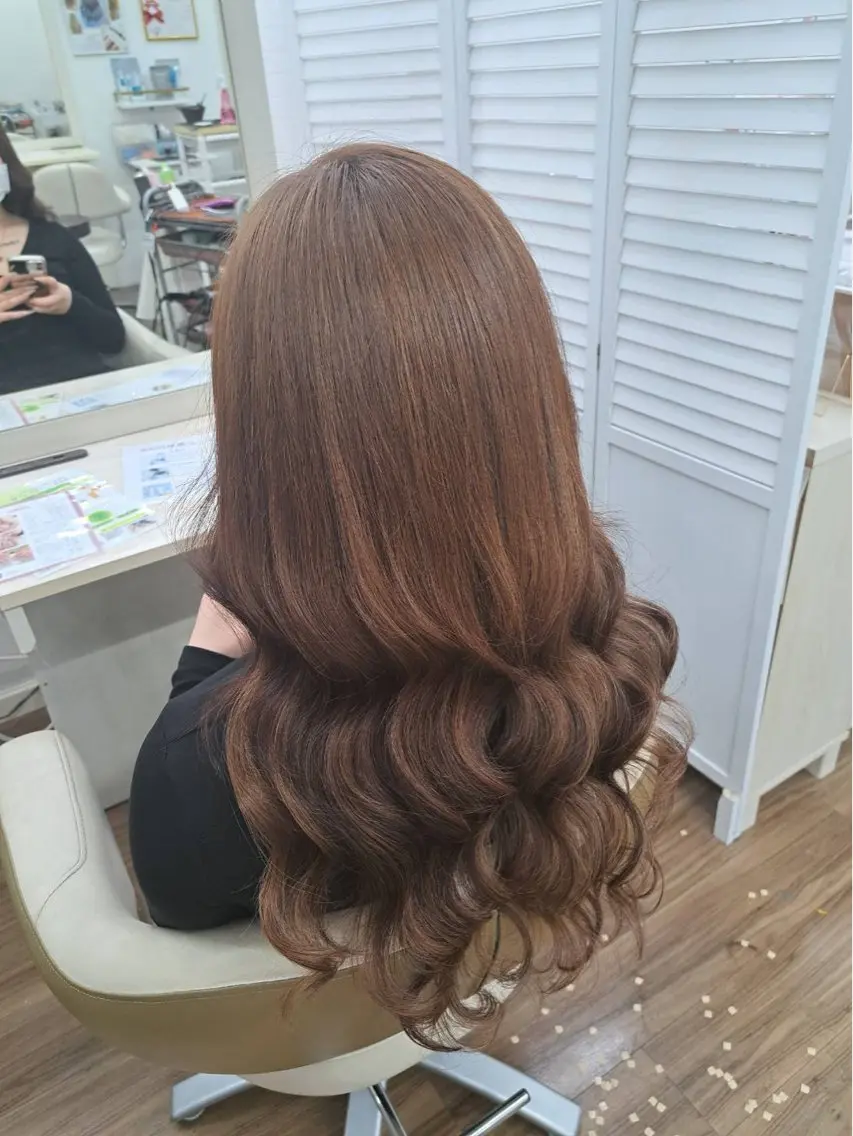 ロング エクステ エクステ GLOSS 心斎橋 山上のヘアスタイル