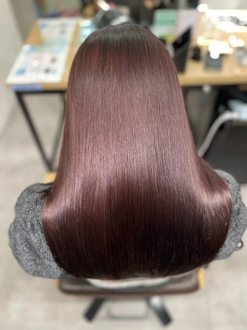 ロング 髪質改善 京谷 日向のヘアスタイル