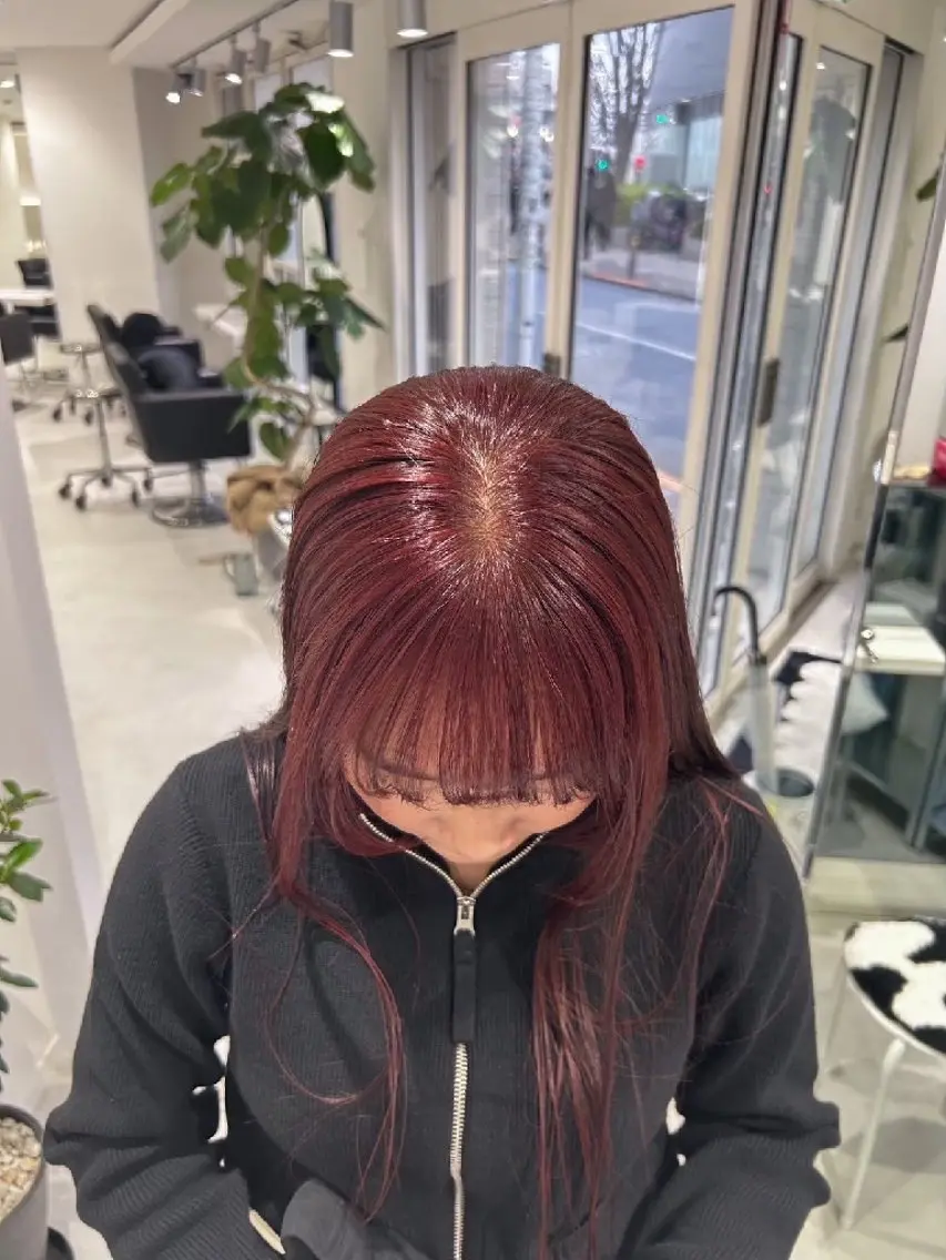 【ダブルカラー🍒】ブリーチなしダブルカラーの写真