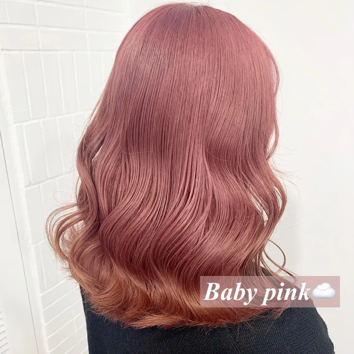 セミロング カラー ヘアアレンジ レイヤー×グレージュ /ピンク🩷mioのヘアスタイル