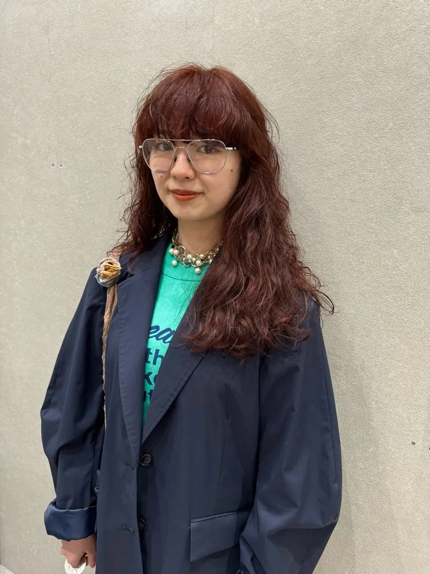 セミロング パーマ セミロングパーマ カット パーマ トリートメント センスをお届けします 大谷将生infpのヘアスタイル