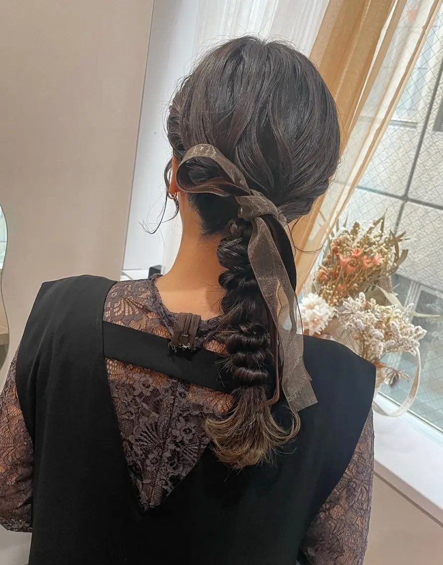 ロング ヘアアレンジ Mila chihiroのヘアスタイル