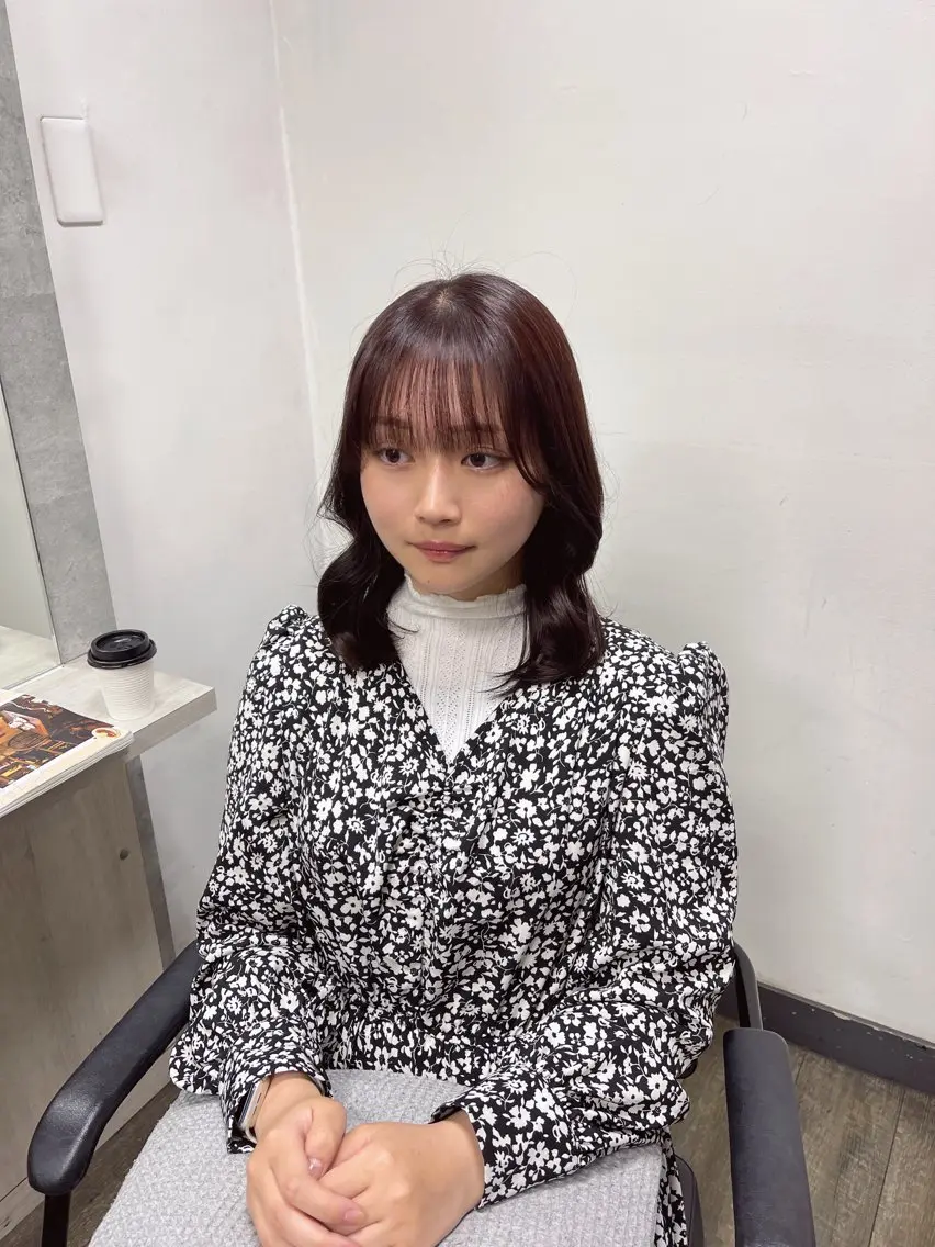 ロング カラー 愛　莉/兵庫・加古川 美容室/艶カラーのヘアスタイル