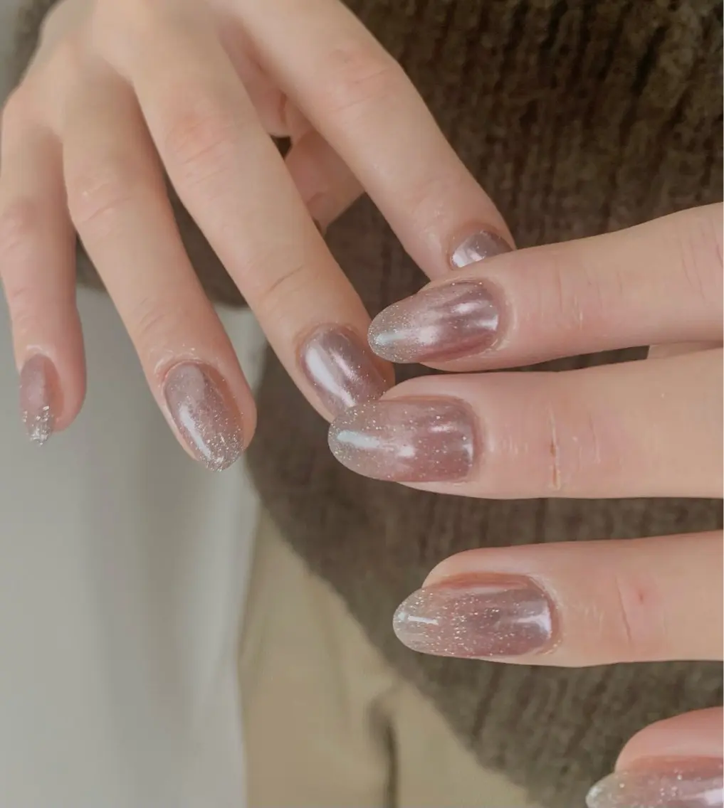 ネイル フラッシュネイル グラデーション ミラーネイル co nai_lのネイルデザイン
