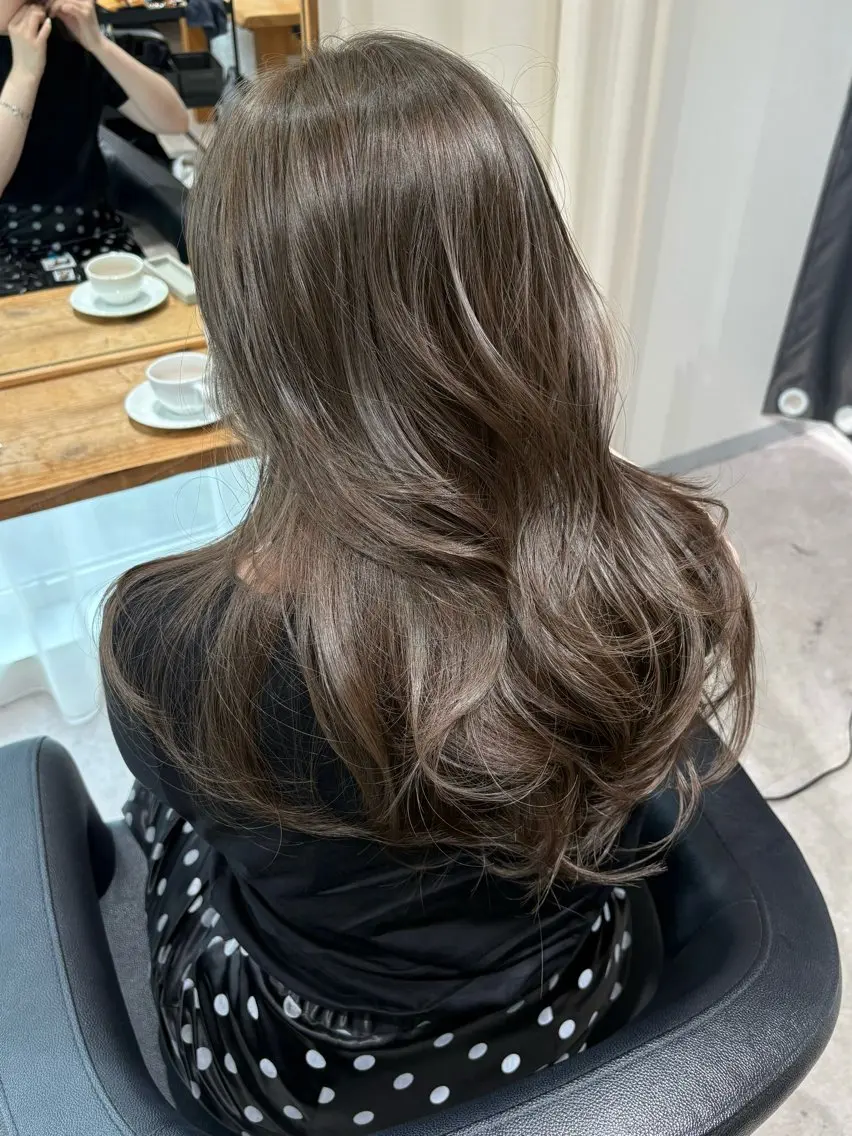 ロング カラー 透明感カラー カット ヘアカラー iroha/ n.w.h🎀のヘアスタイル