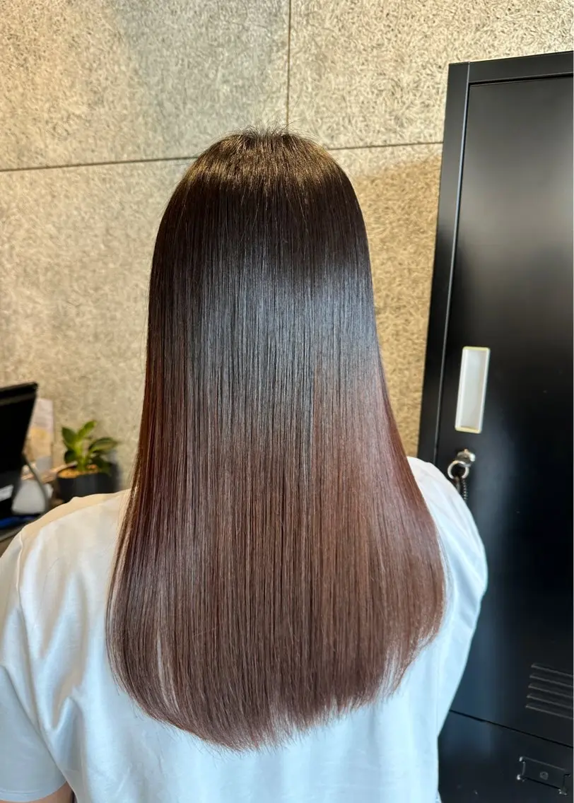 ロング カット 縮毛矯正 髪質改善/艶髪様 🍎豊田修太郎のヘアスタイル