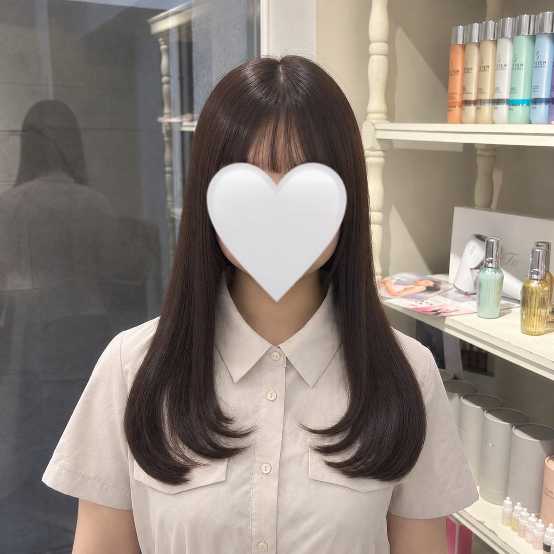 ロング カラー Crebia Honokaのヘアスタイル