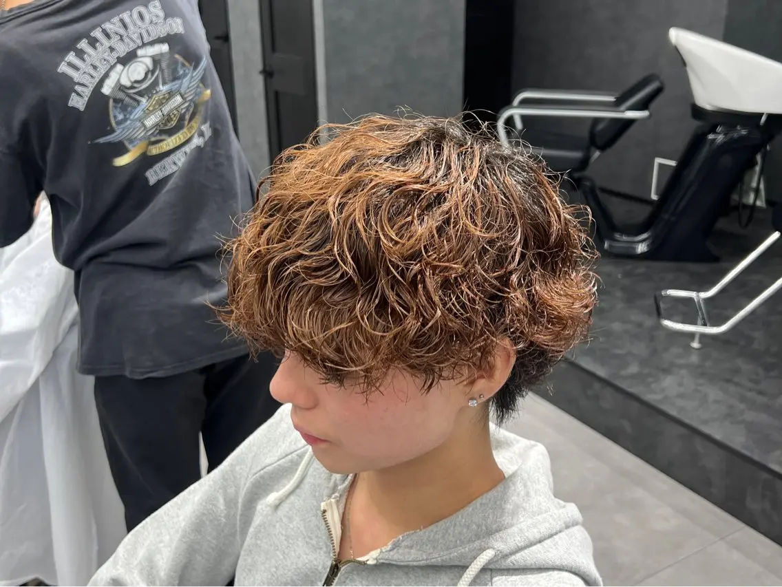 パーマ メンズ 町田No.1パーマ 特化✂︎小杉澪生のヘアスタイル