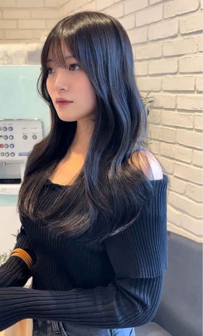 セミロング レイヤーカット カット カワイ ヒトシ☀️ #韓国メンズヘアのヘアスタイル