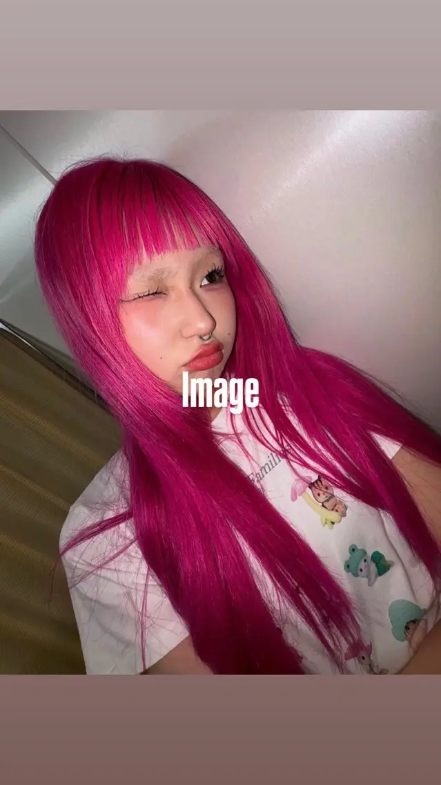 ロング カラー マ ナのヘアスタイル