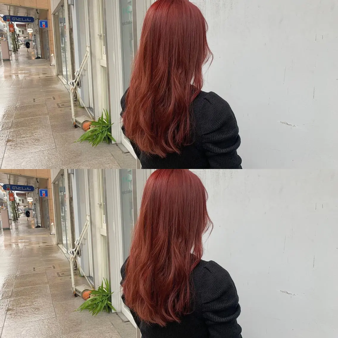 セミロング カラー ヘアアレンジ 中門 玲那のヘアスタイル