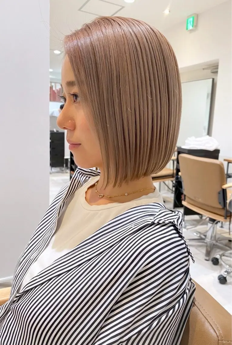 似合わせボブカット➕aujua 5stepトリートメント🫧✨の写真