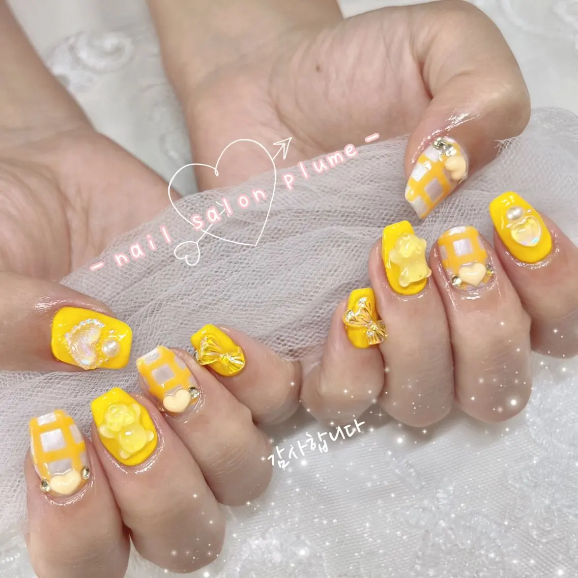 ネイル ハンドネイル plume nail ☆韓国ネイルのネイルデザイン