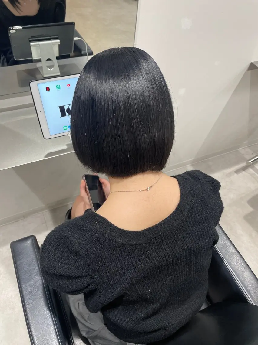 ショート ヘアカラー トリートメント MIHO☾·̩͙⋆ Kroのヘアスタイル