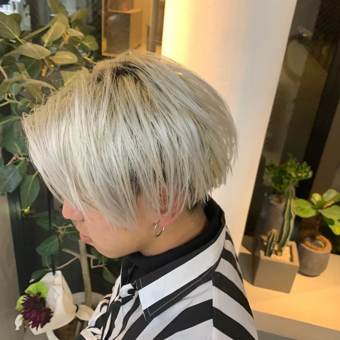 ショート カラー メンズ 似合わせショート×透 明感/やじまたかしのヘアスタイル