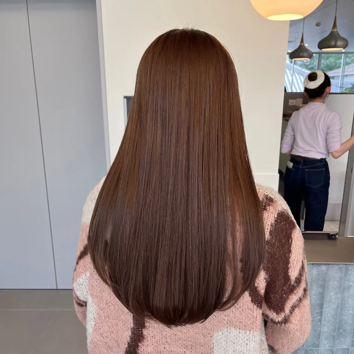 ロング カラー ヘアカラー トリートメント 髪質改善カラー/ボブ 🌻Mutsumiのヘアスタイル