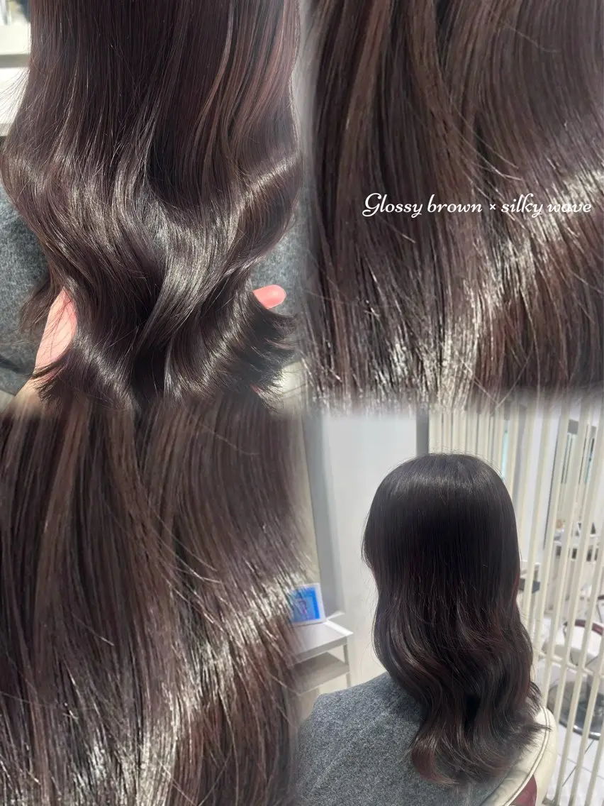 セミロング カット ヘアカラー 中嶋 礼愛のヘアスタイル