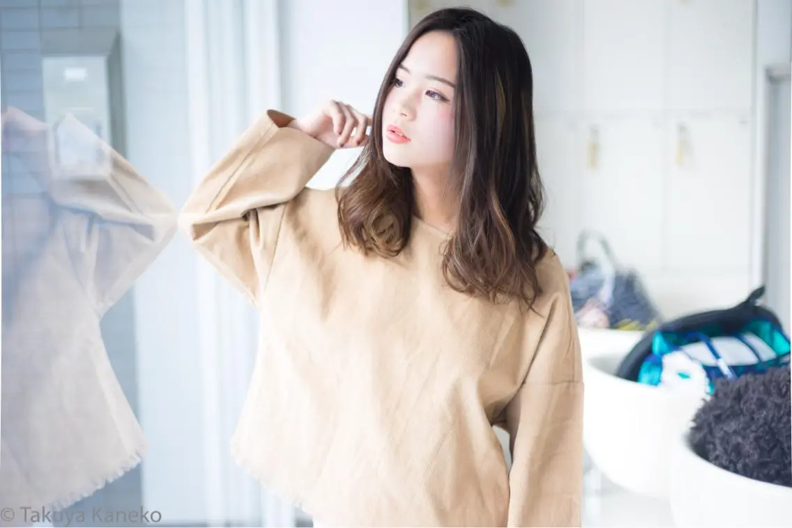 ミディアム アッシュ ボブ 斜めバング 似合わせカット 小顔カット TAKU　小顔カット 大人女性💇専門のヘアスタイル