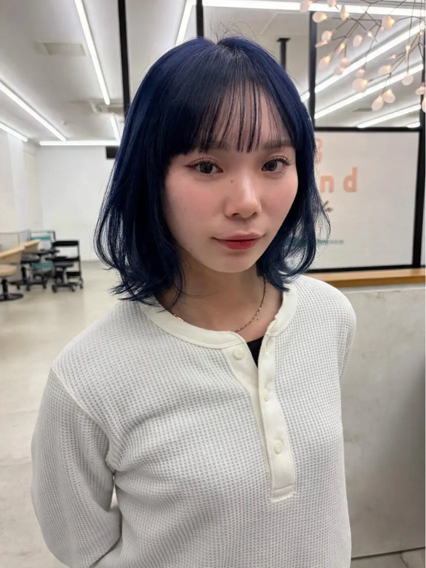 ミディアム くろかわ まいのヘアスタイル