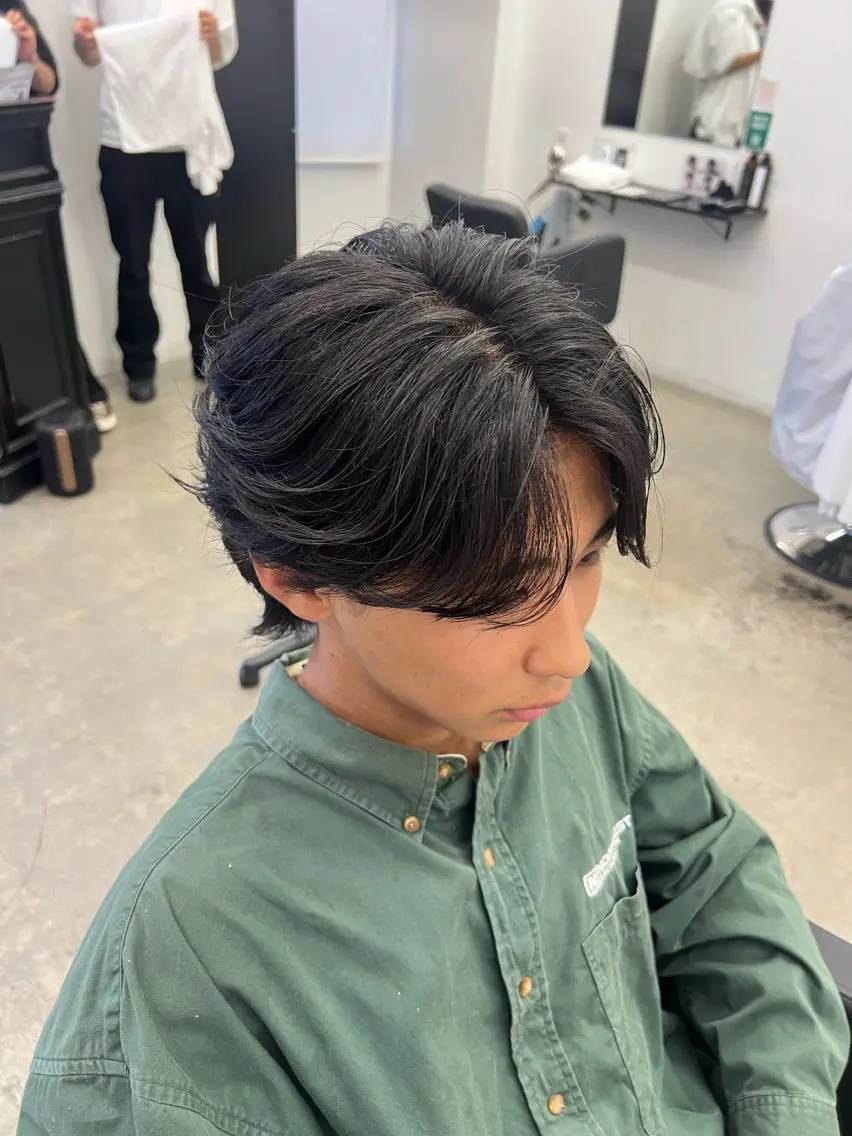 ショート パーマ ニュアンスパーマ カット パーマ メンズ特化美容師 井上大輔のヘアスタイル