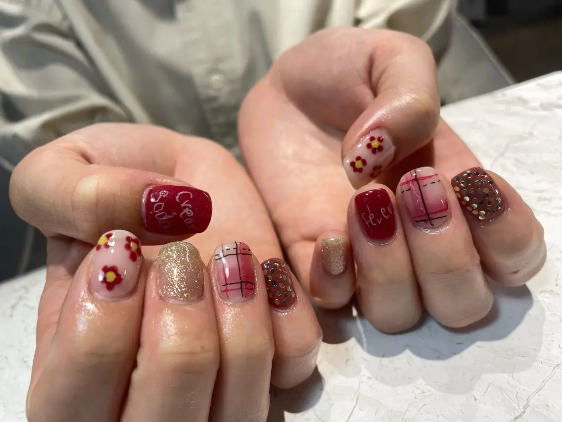 🍀デザインアートお持ち込み🍀《オフなし》ニュアンスetc.. ¥8300※土曜日＋1000円の写真