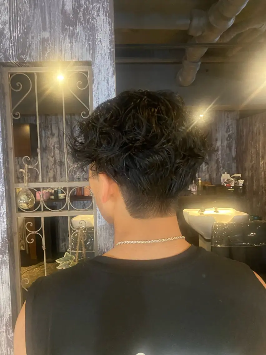 パーマ メンズ 🍒Inagaki ヘッドスパ☁️のヘアスタイル
