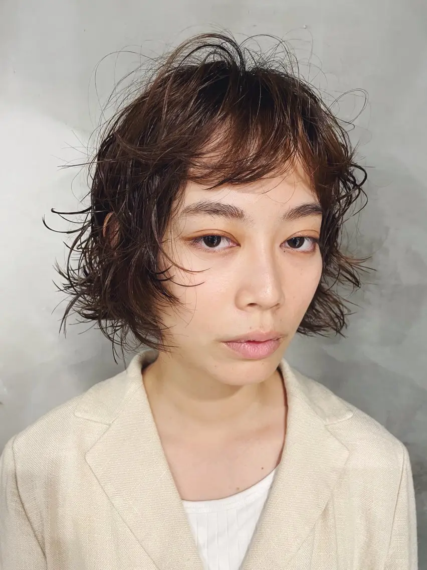 ショート パーマ 前田ジュン /ショート/似合わせのヘアスタイル