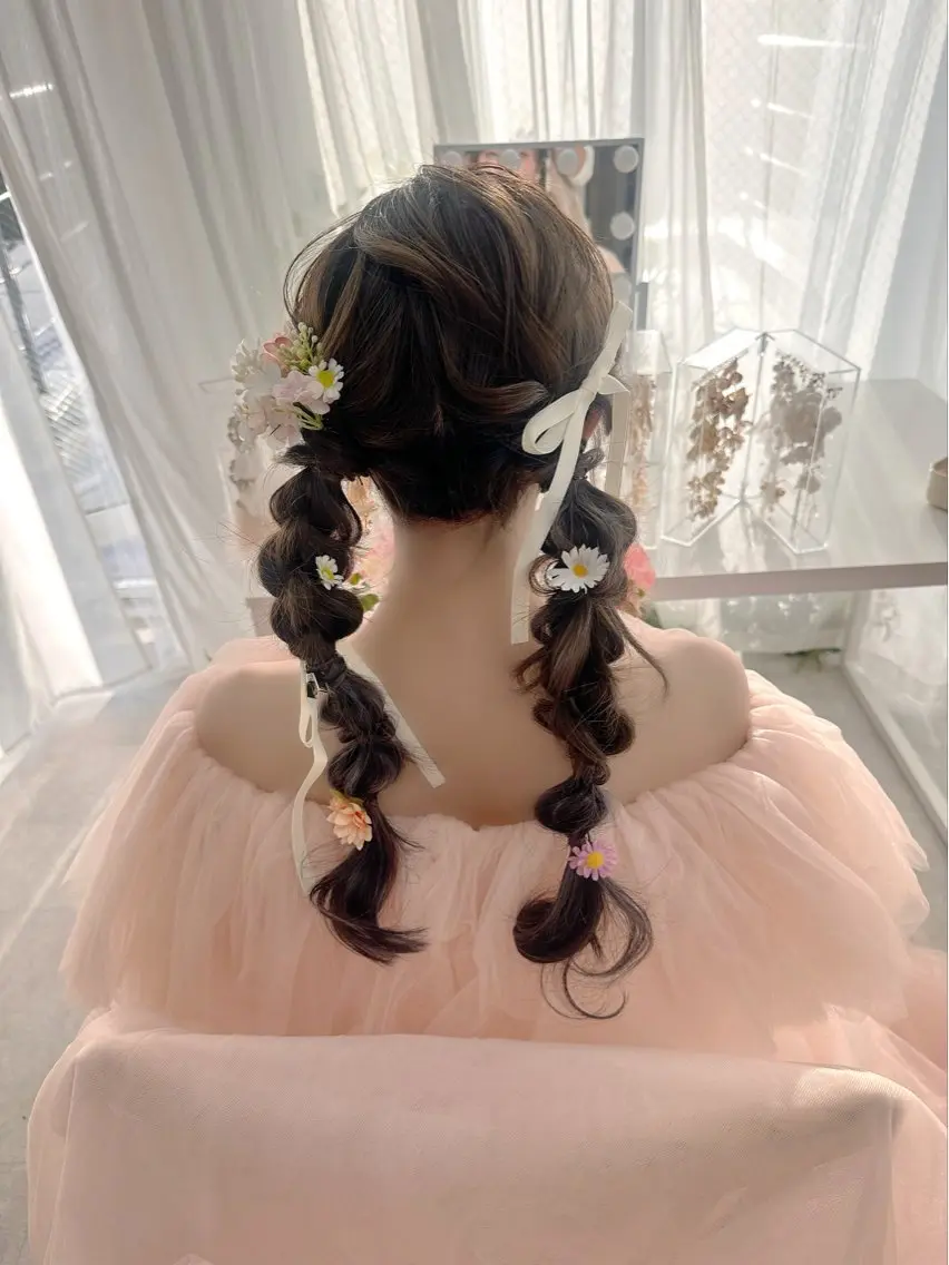 ヘアアレンジ ヘアセット ヘアセットメイク専門 ダーリンダーウィンのヘアスタイル