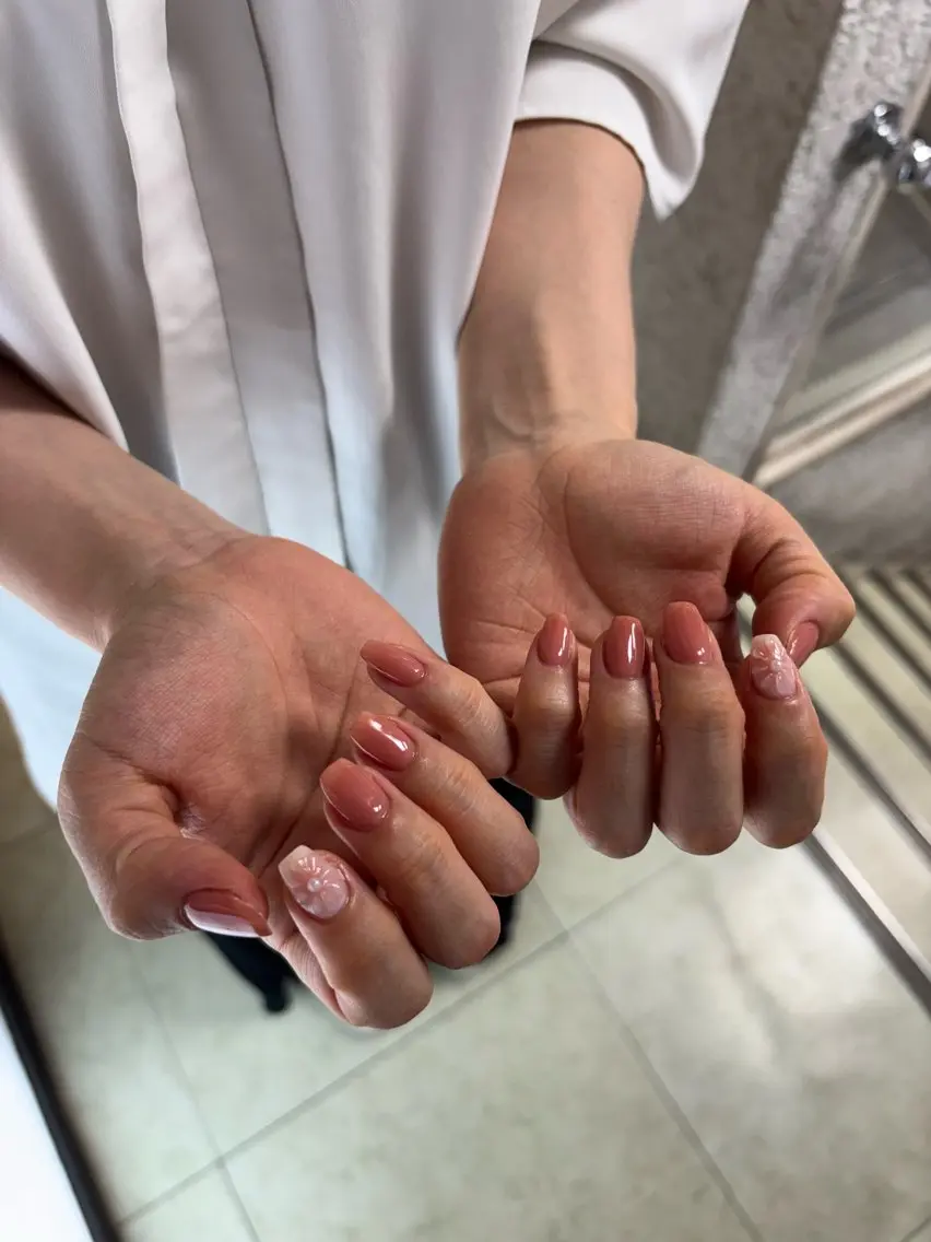 【オフあり】ハンド♡2本アート🪽浦和⭐︎パラジェル変更可能🫧の写真