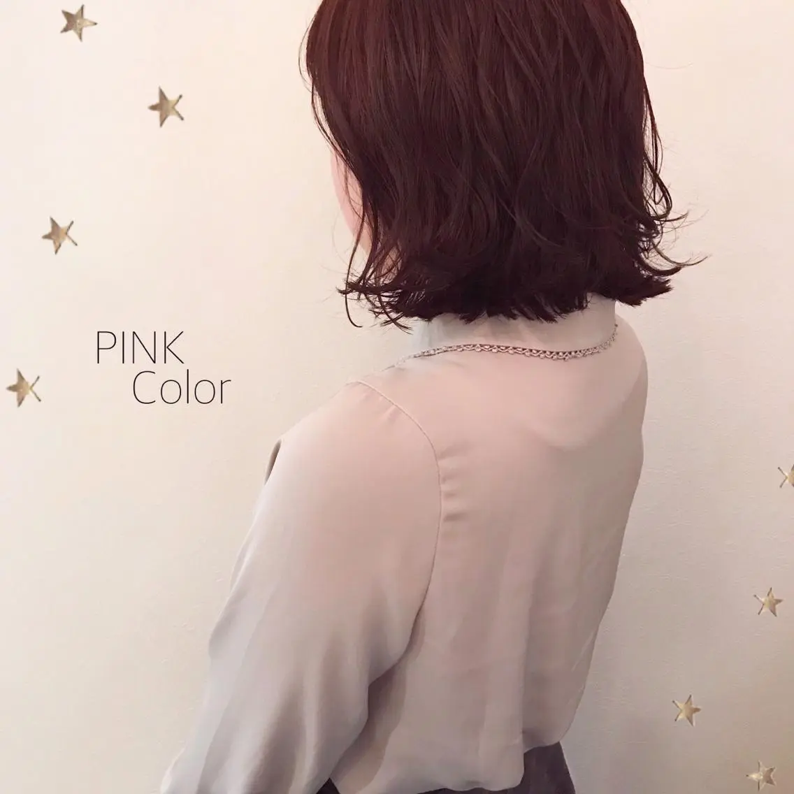 ミディアム カラー 市川 千夏のヘアスタイル