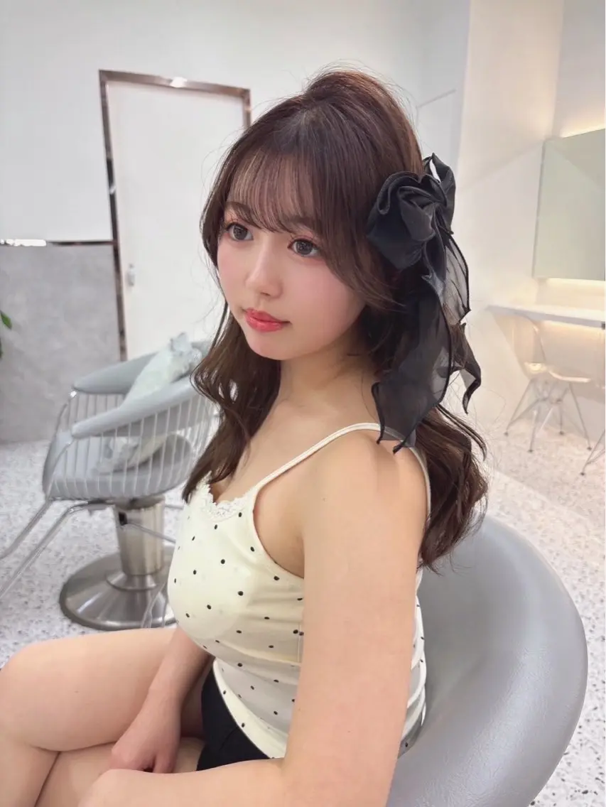 セミロング カラー カット ヘアカラー トリートメント yui🎀ブリーチな しダブルカラー/博多のヘアスタイル