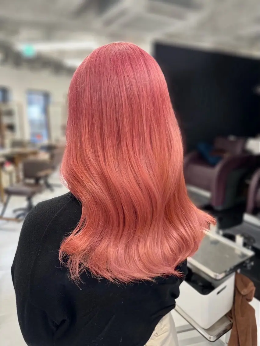【春におすすめ🌸】🎀ピンクにしたい方（ブリーチあり）限定🎀＋カット💇‍♀️の写真