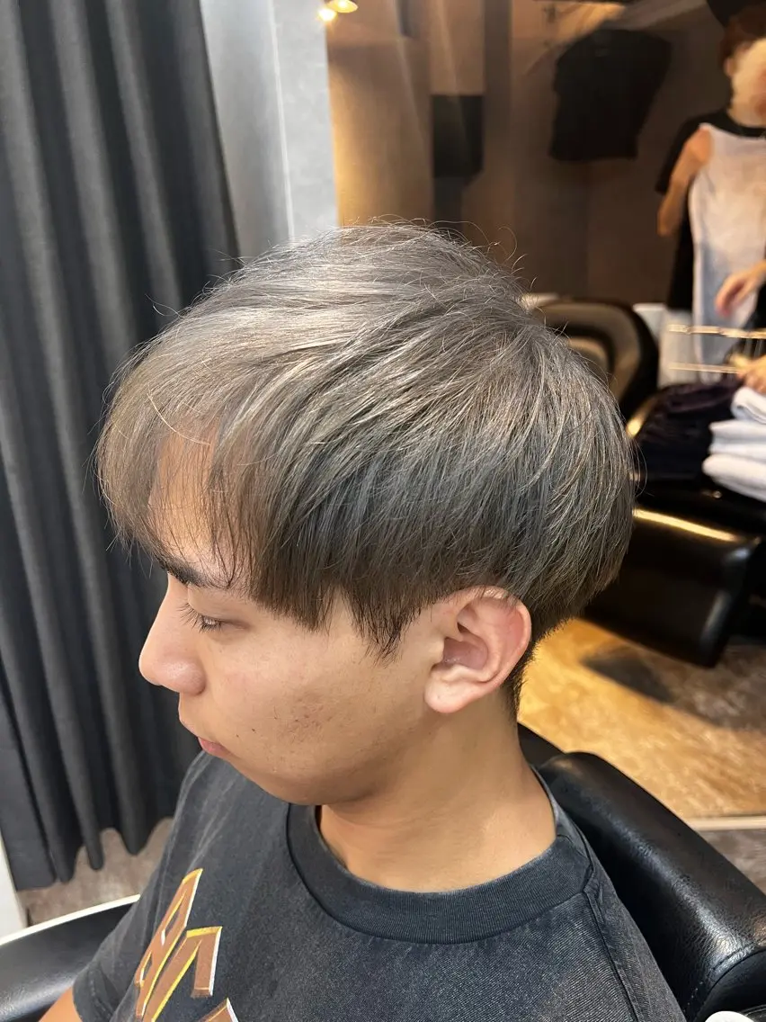 ショート カット ヘアカラー メンズカット、パーマ 特化🔥🌊瀬川竜生のヘアスタイル