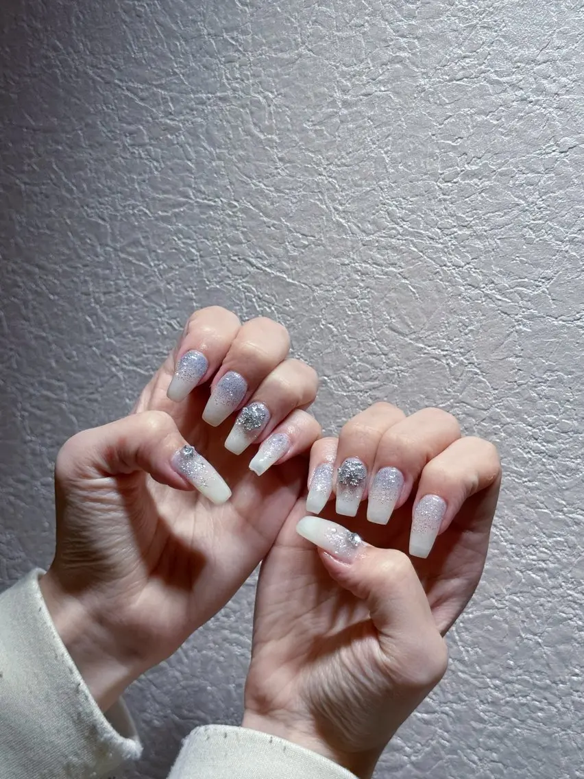 ネイル アートネイル フットネイル ジェルネイル ハート マグネットネイル Babarla Nailのネイルデザイン
