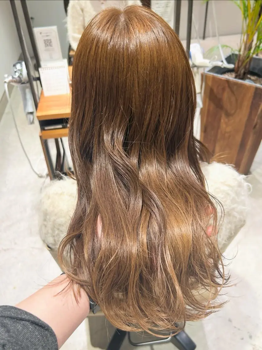 ロング カラー ヘアカラー パライソ南公園店小嶋 さつきのヘアスタイル