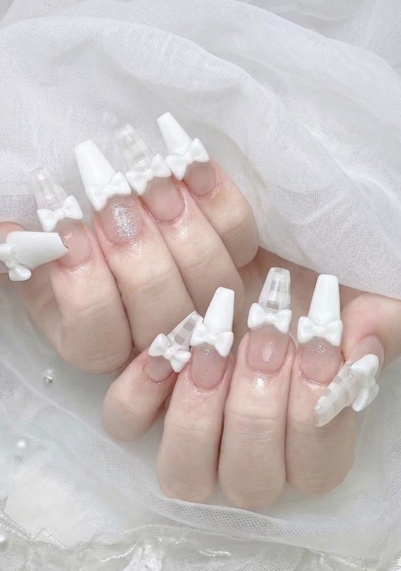 ロング 韓国風ヘア ロング ハンドネイル ハンドケア CHIBI NAIL SALON 船橋のネイルデザイン