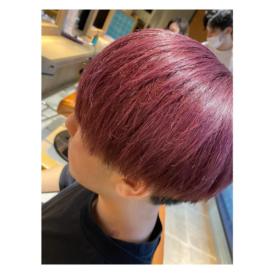 カラー ピンクカラー カット 縮毛矯正 トリートメント 🩵盛れる顔周りヘア EMI🩵のヘアスタイル