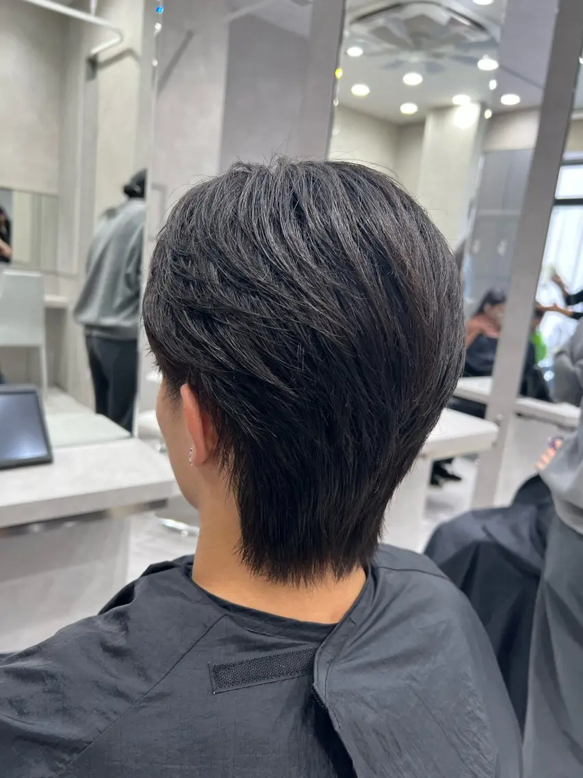 🟥韓国最旬トレンド🟥💈【骨格矯正カット×ダウンパーマ】サイド・後頭部などのボリュームを抑えて小顔男子に👌🚩の写真