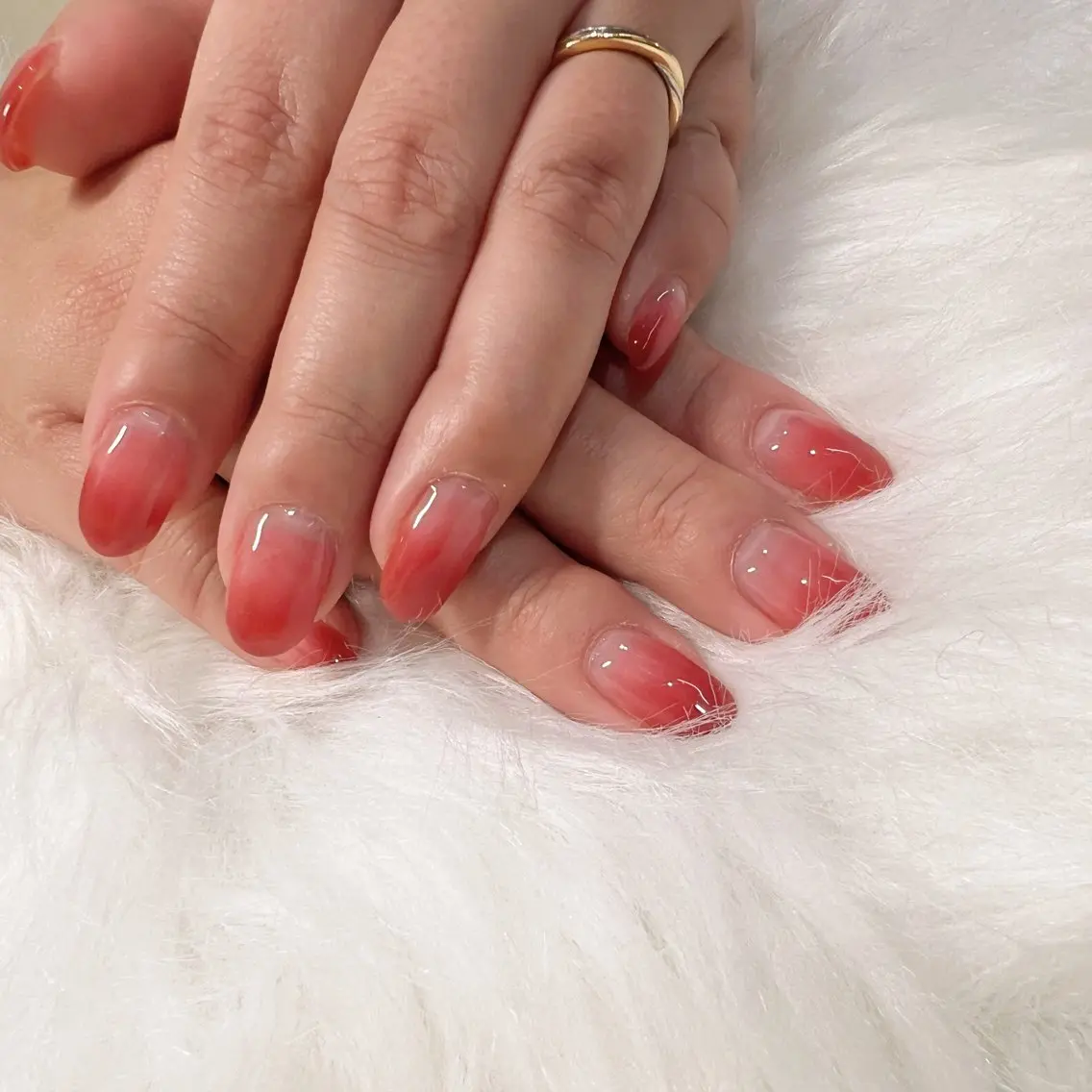ネイル 赤色 CARIS nailはづきのネイルデザイン