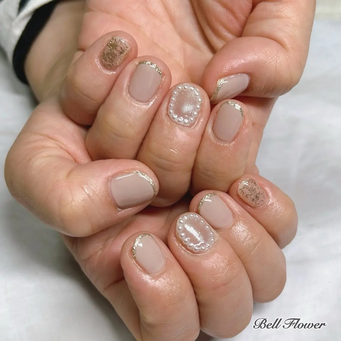 ネイル ハンドネイル Bell Flowerのネイルデザイン