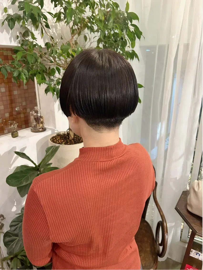 ショート ハンサムショート ショートヘア 谷澤 朋佳のヘアスタイル