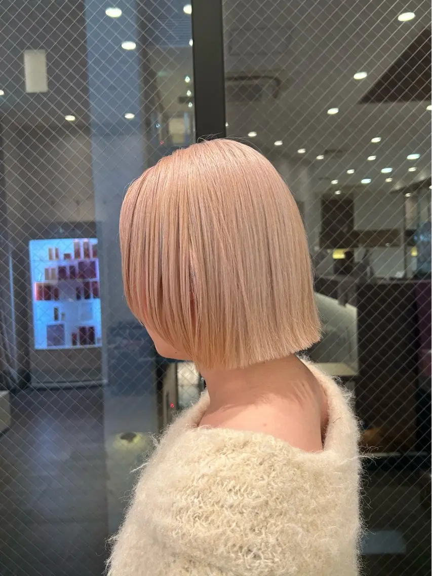 カラー ブリーチ カット ヘアカラー brace あべの/ Nicoのヘアスタイル