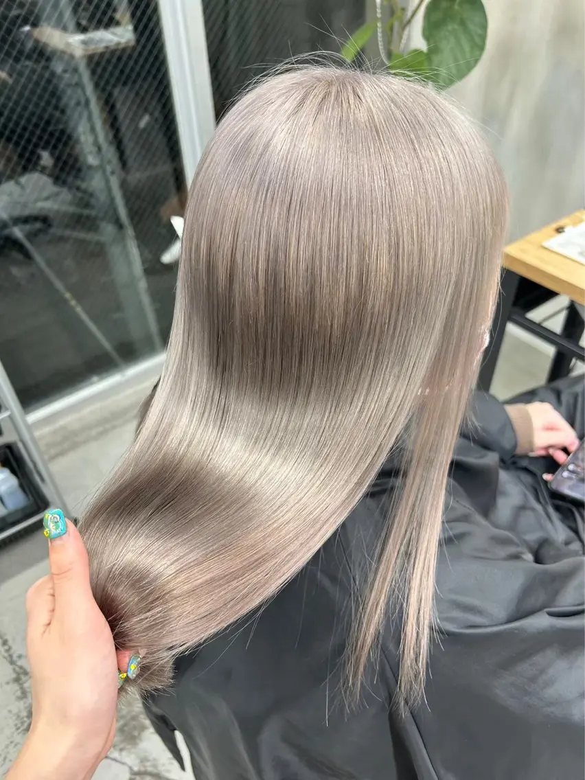 セミロング カラー マナ /透明感カラー🩰のヘアスタイル