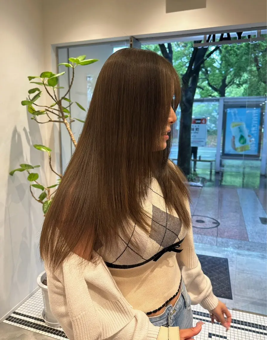【 内部補修トリートメント付き 】カット+カラー+内部補修トリートメント✨の写真