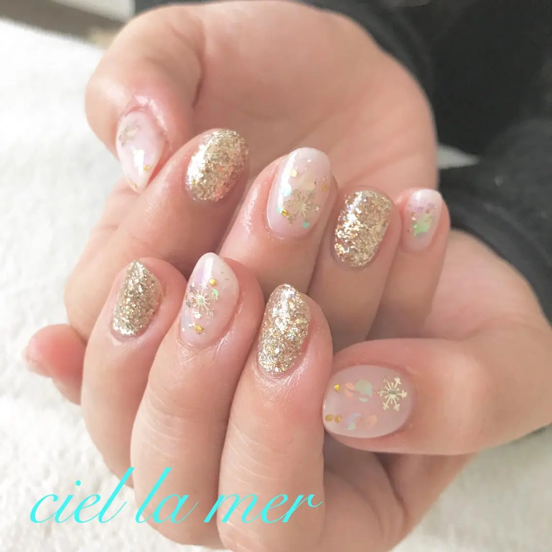 ネイル ハンドネイル フットネイル ciel la merのネイルデザイン