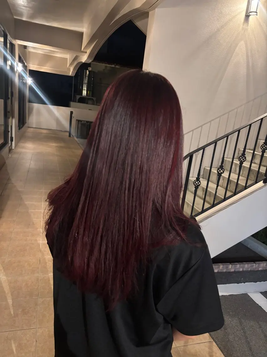 ロング 伊波 さやかのヘアスタイル