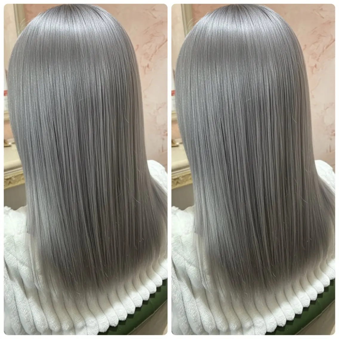 ロング カラー ヘアカラー おおやま たくみのヘアスタイル