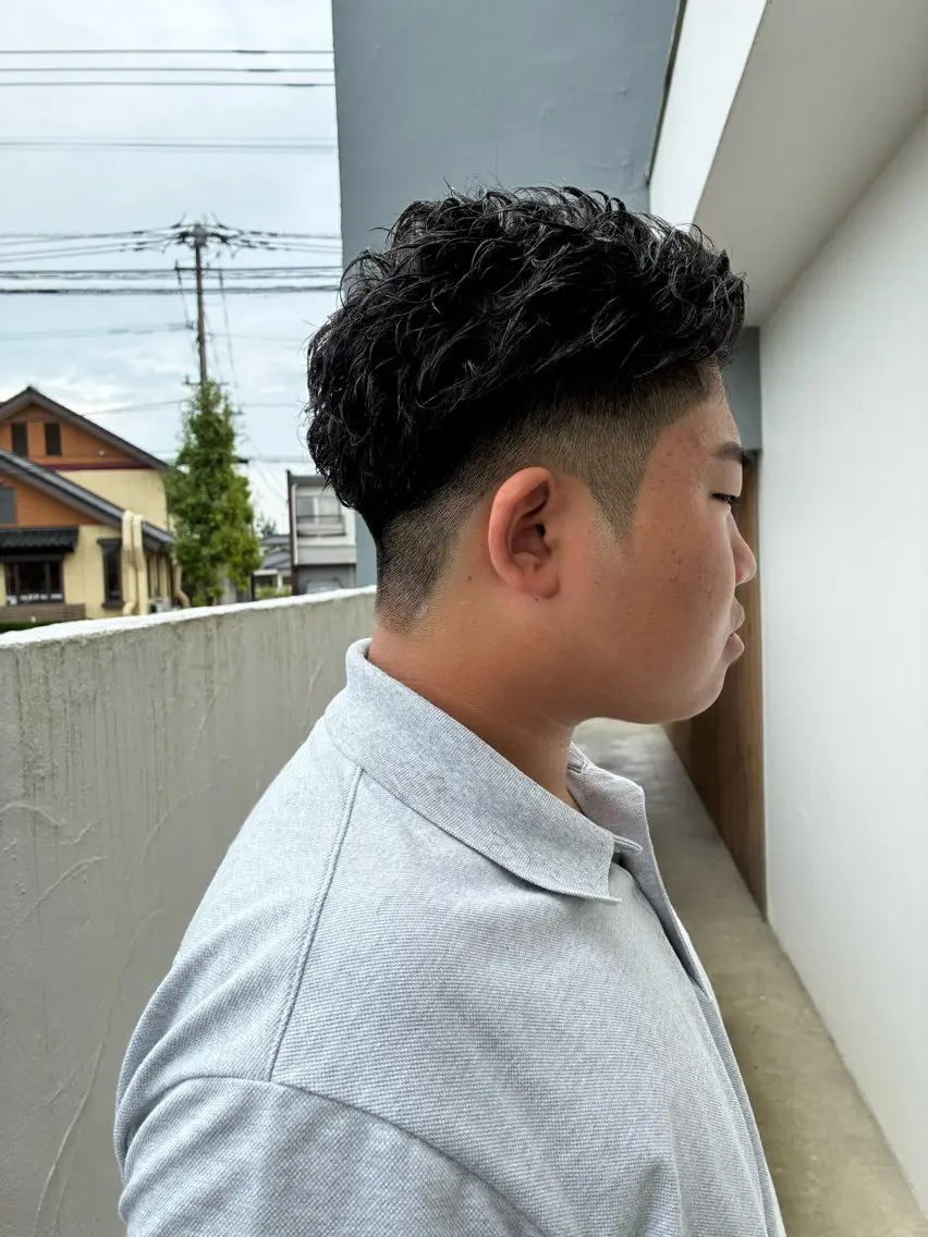 ショート カット パーマ 倉谷 恭平のヘアスタイル