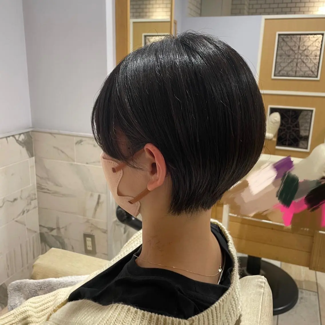 ショート パーマ ショートヘア カット 縮毛矯正 すげさやか ✨メンズカットパーマのヘアスタイル
