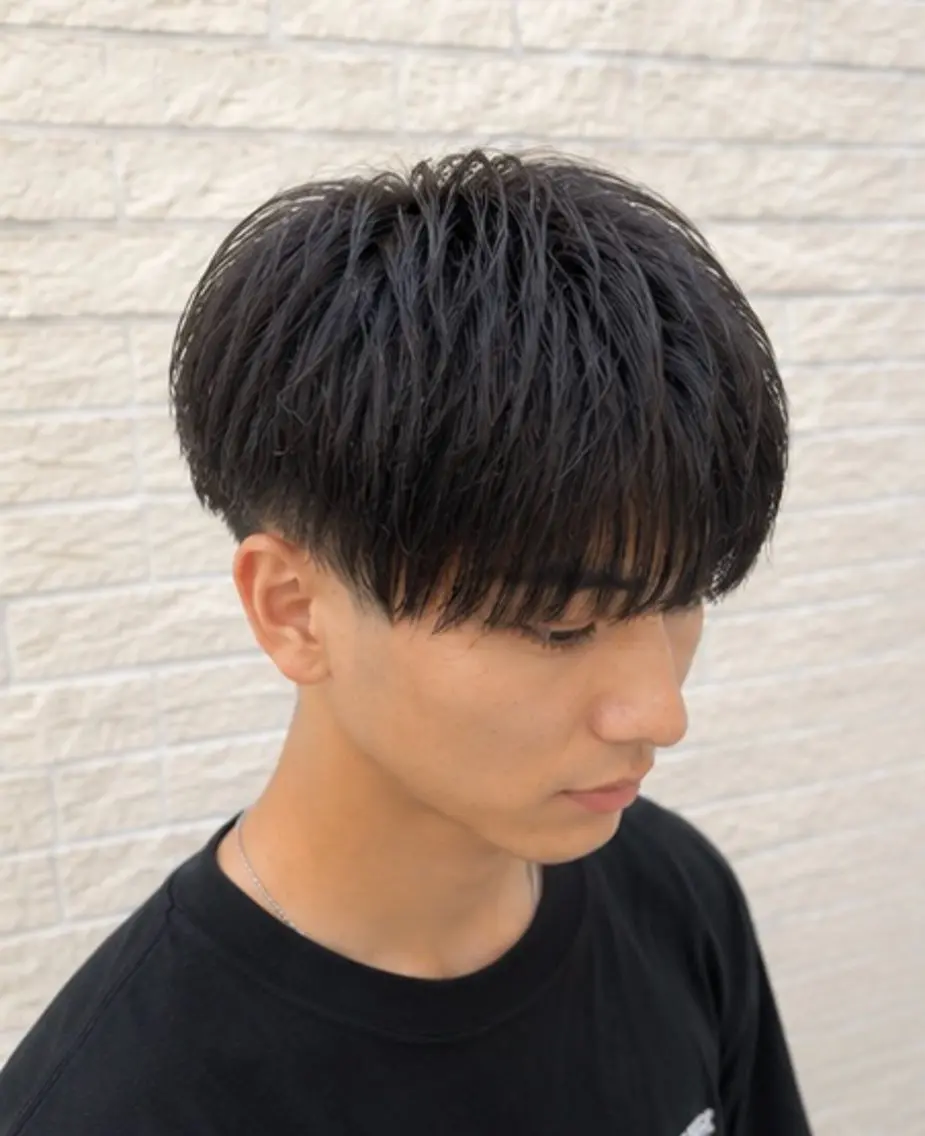 ミディアム メンズ 🔥メンズカット& メンズカラー保坂太一のヘアスタイル